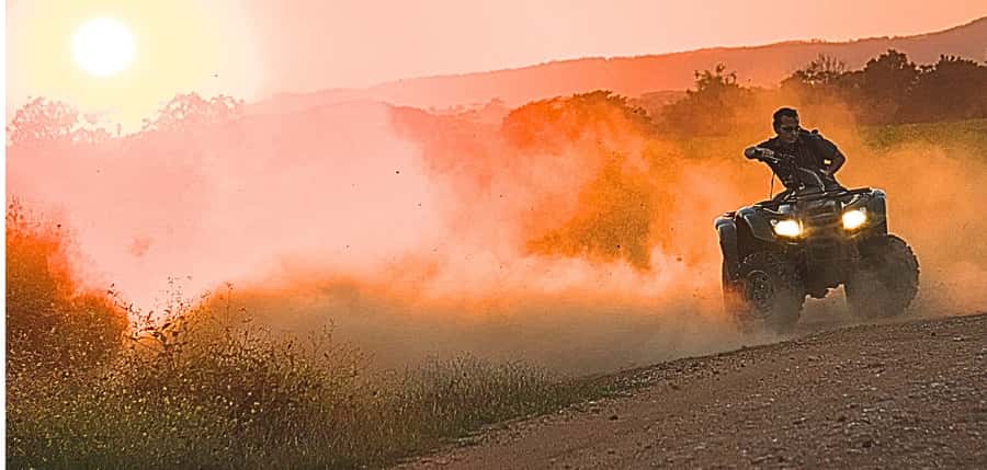 From Marrakech: Dinner show in Agafay Desert & Sunset Quad - Quad biking before the sun goes down