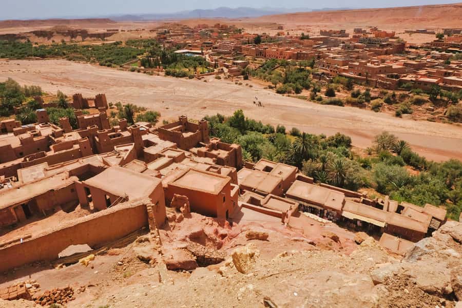 From Marrakech: Kasbah Ait Ben Haddou, Ouarzazate & Studios - Crossing Tizi nTichka by van