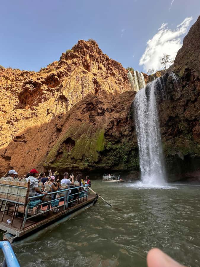 From Marrakech:Ouzoud Waterfalls Day Trip with Boat Tour - Lunch above the Ouzoud valley