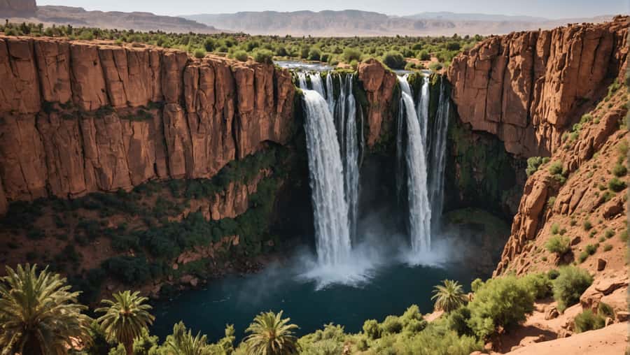 From Marrakech: Ouzoud Waterfalls Full-Day Guided Tour - The boat ride below the cascades
