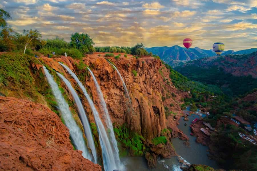 From Marrakech: Ouzoud Waterfalls Full-Day Guided Tour - Climbing out and returning to Marrakech