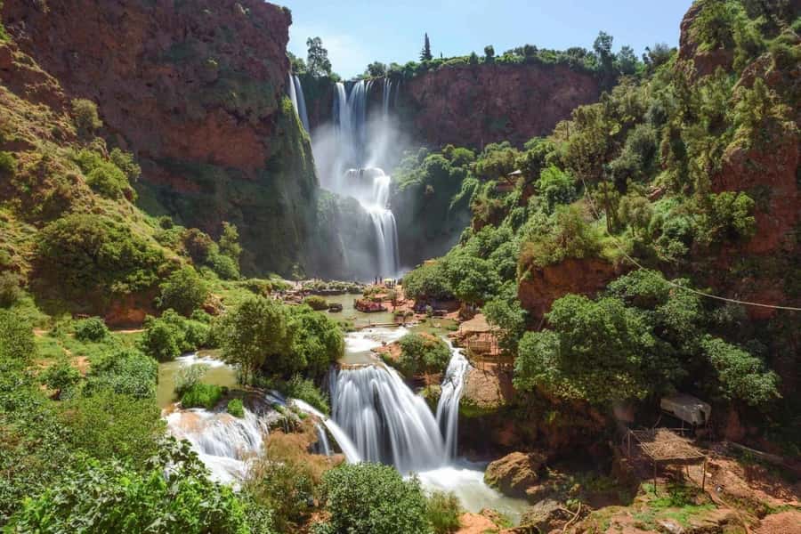 From Marrakech: Ouzoud Waterfalls Guided Hike and Boat Tour - Meeting the Barbary monkeys safely