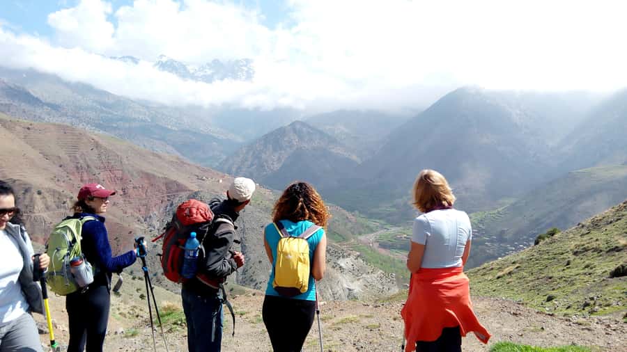 From Marrakech: Ouzoud Waterfalls Guided Hike and Boat Trip - Meeting the Barbary macaques