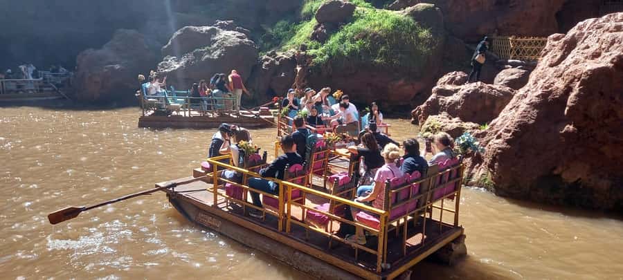 From Marrakech: Ouzoud Waterfalls Guided Tour and Boat Trip - The €2 boat ride at the base