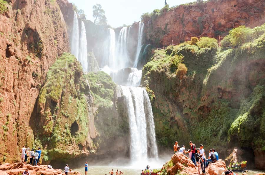 From Marrakech: Ouzoud Waterfalls Guided Tour & Boat Ride - Lunch with a waterfall view