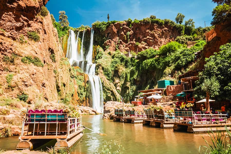 From Marrakech: Ouzoud Waterfalls Guided Tour & Boat Ride - Swimming and time at the bottom