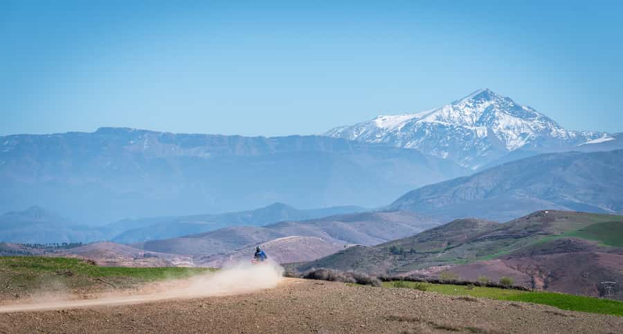From Marrakech: Premium Agafay Desert Half-Day Quad Biking - The tented tea break