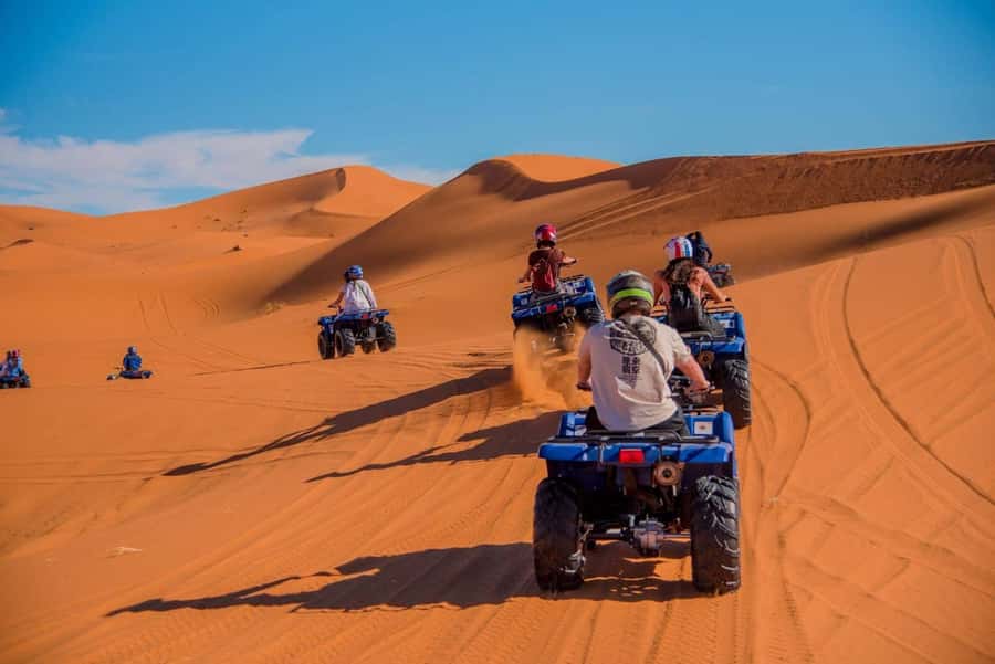 From Marrakech: Quad, Camel, & Dinner 3-Day Merzouga Tour - The Erg Chebbi camp: dinner, drums, and stars