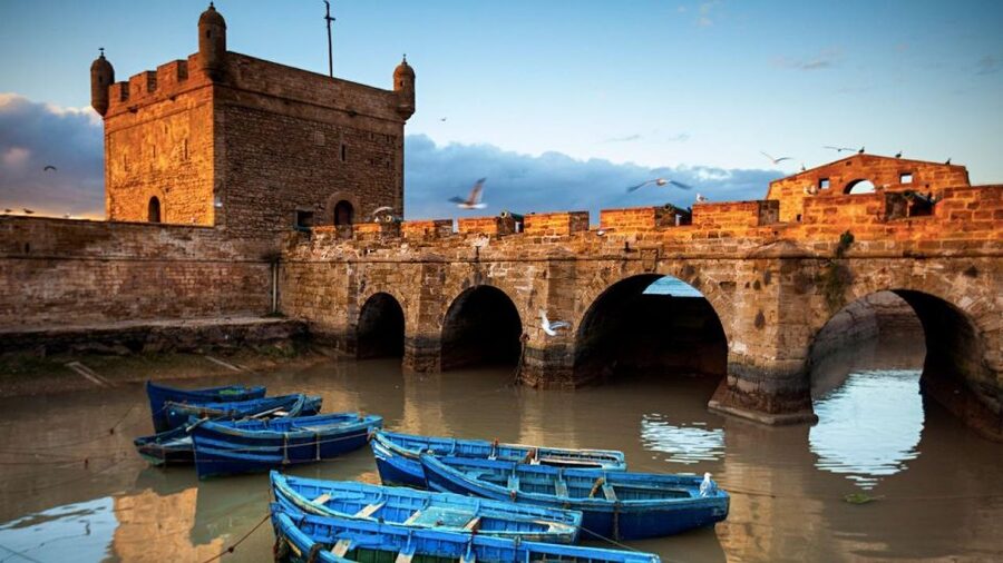 From Marrakech: small group Day Trip To Essaouira Mogador - The Skala café break