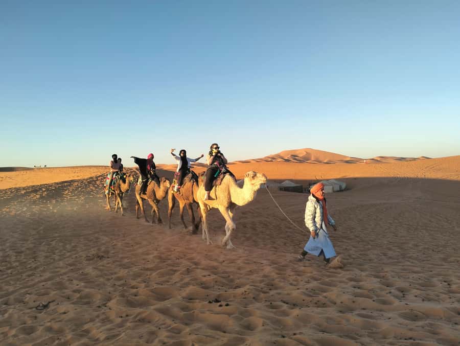 From Marrakech to Agadir : 4-Day Sahara Desert Tour - The Merzouga camel ride and camp night