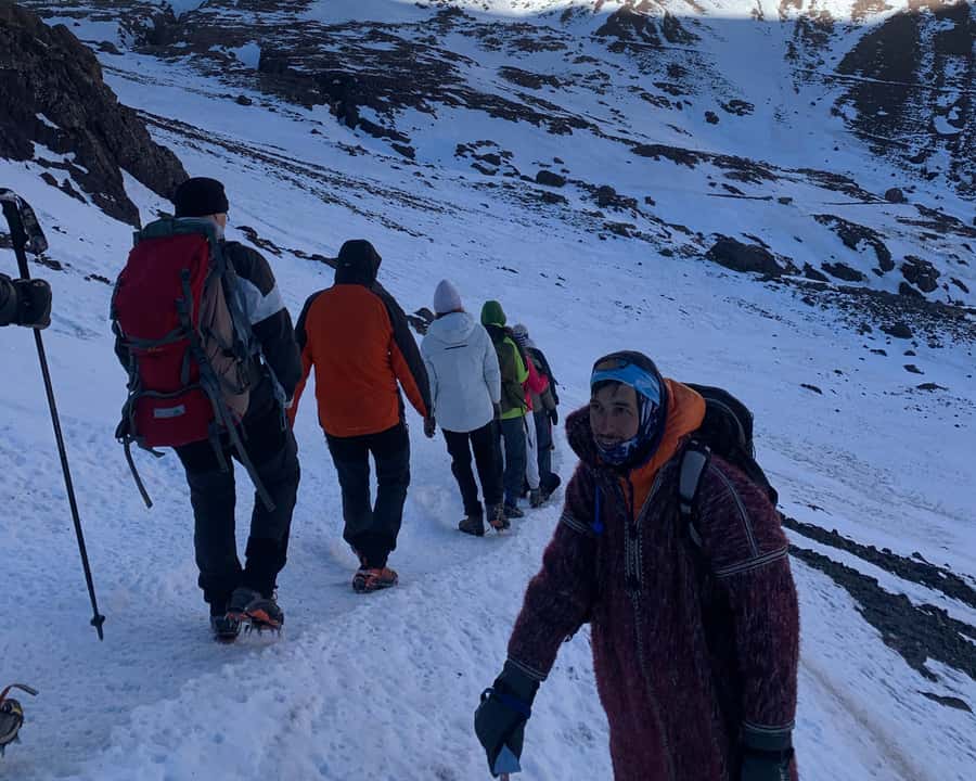 From Marrakesh: 2-Day Mount Toubkal Trek - Summit morning brings scree, darkness, and thin air