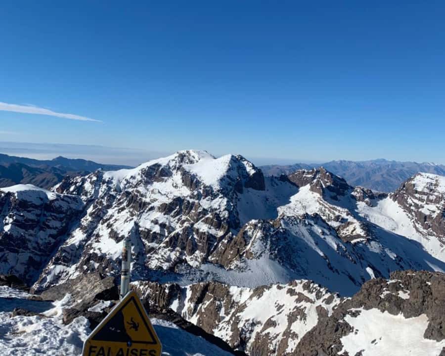 From Marrakesh: 2-Day Mount Toubkal Trek - The summit view reaches from Marrakesh to the Sahara