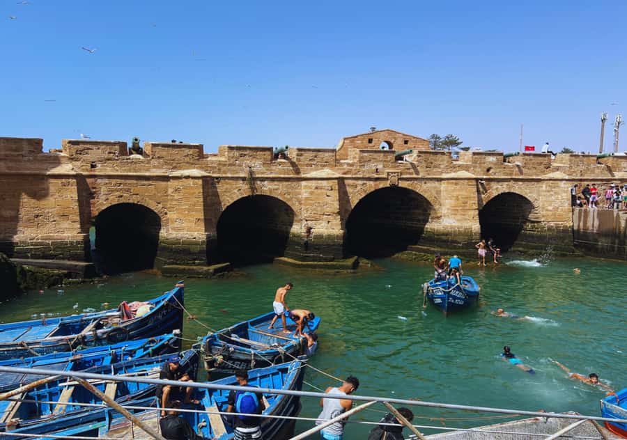 From Marrakesh: Essaouira Full-Day Trip - The port, blue boats, and Skala de la Kasbah