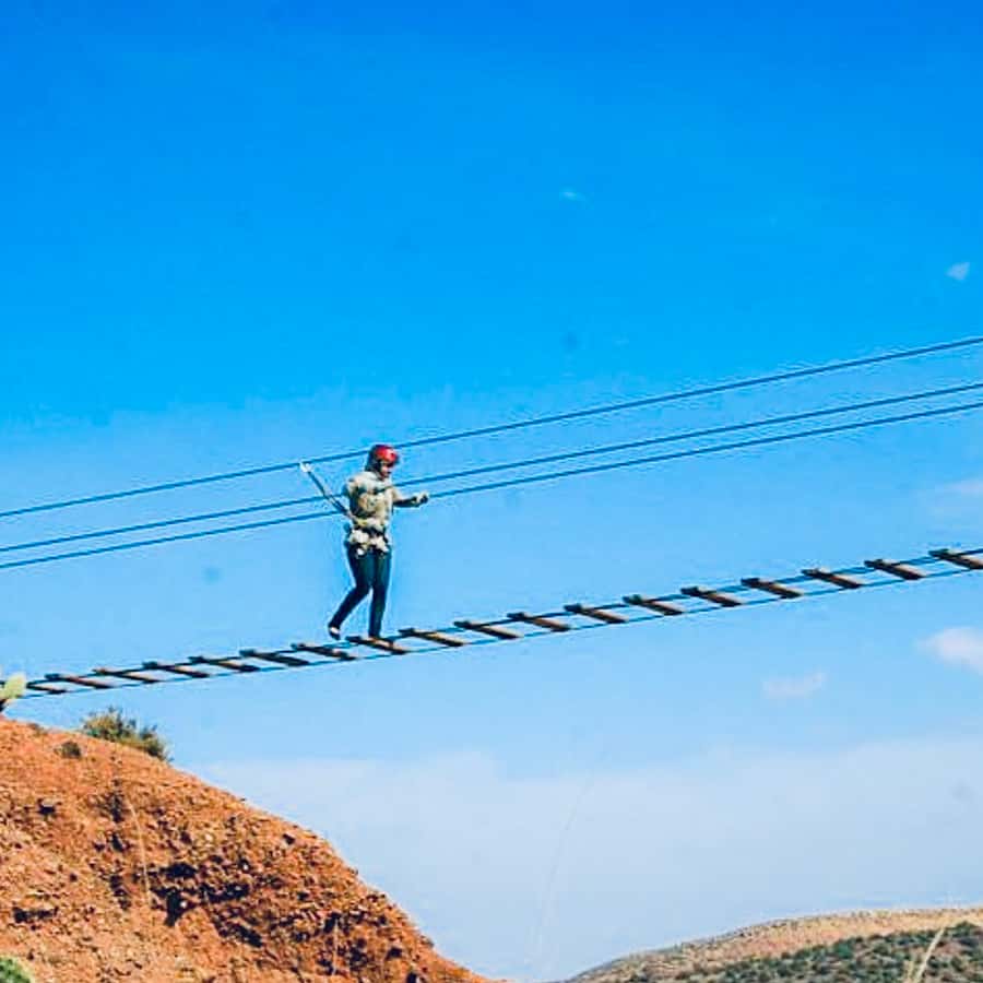 From Marrakesh: Zip-Line & Hike in the Atlas Mountains - Argan oil, bread, and Moroccan tea