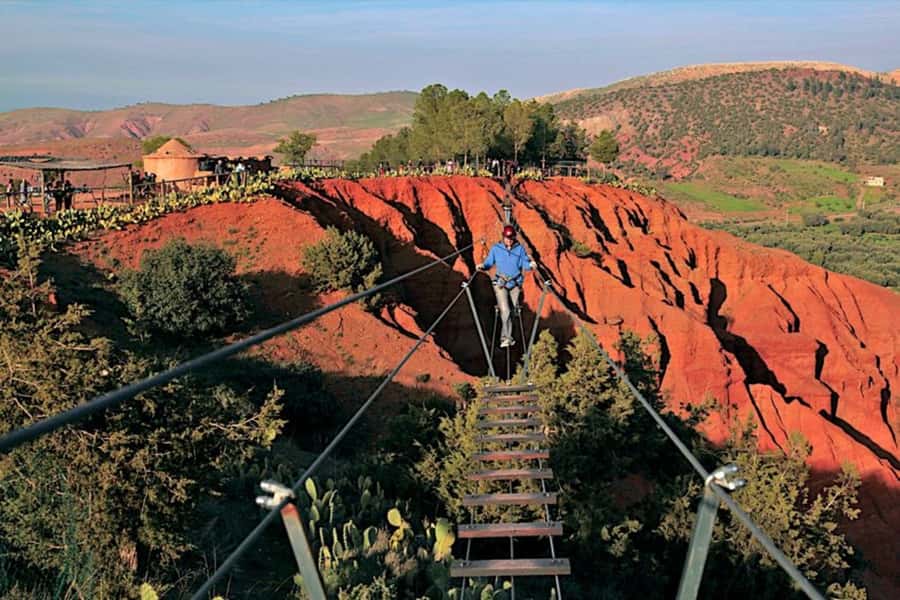 From Marrakesh: Zip-Line & Hike in the Atlas Mountains - Lunch in the Berber valley