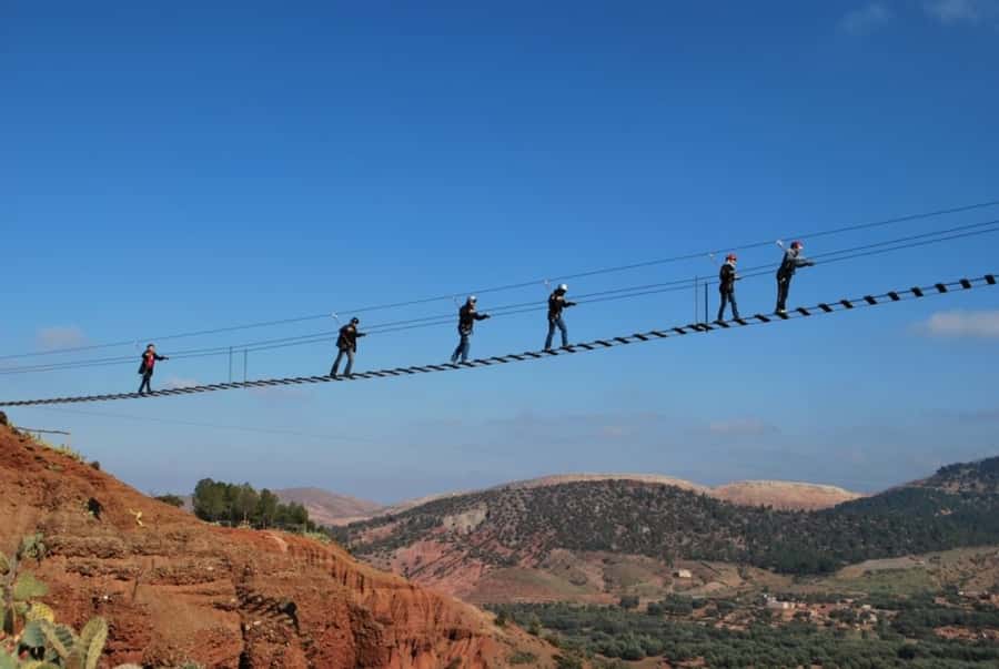 From Marrakesh: Zip-Line & Hike in the Atlas Mountains - The drive from Marrakesh to Tahnaout