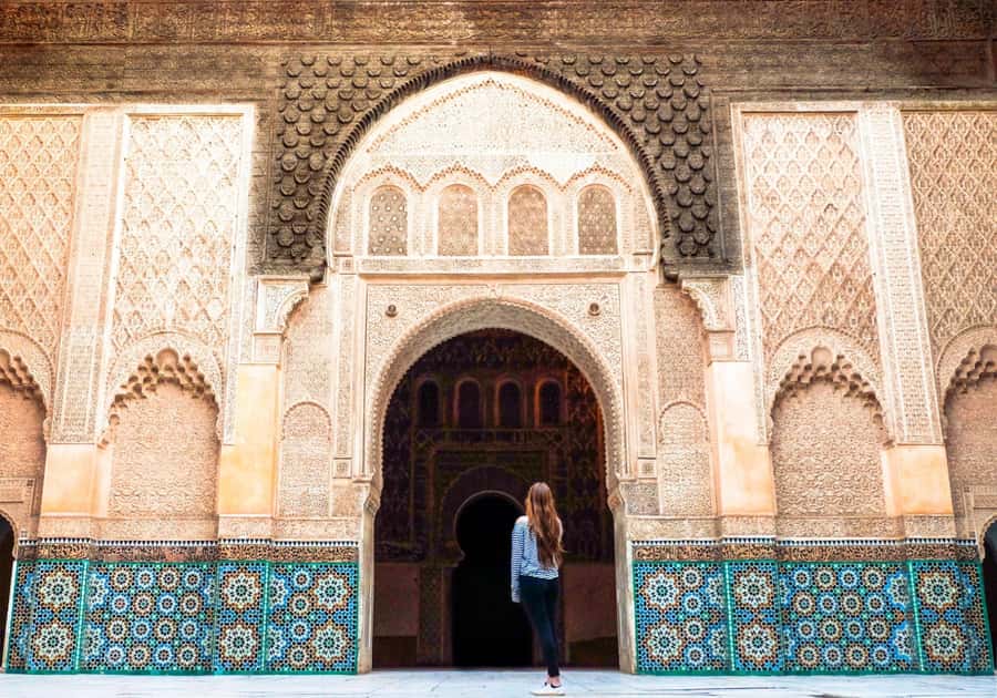 From Taghazout or Agadir: Marrakech Guided Day Trip - Walking into the Medina and souks