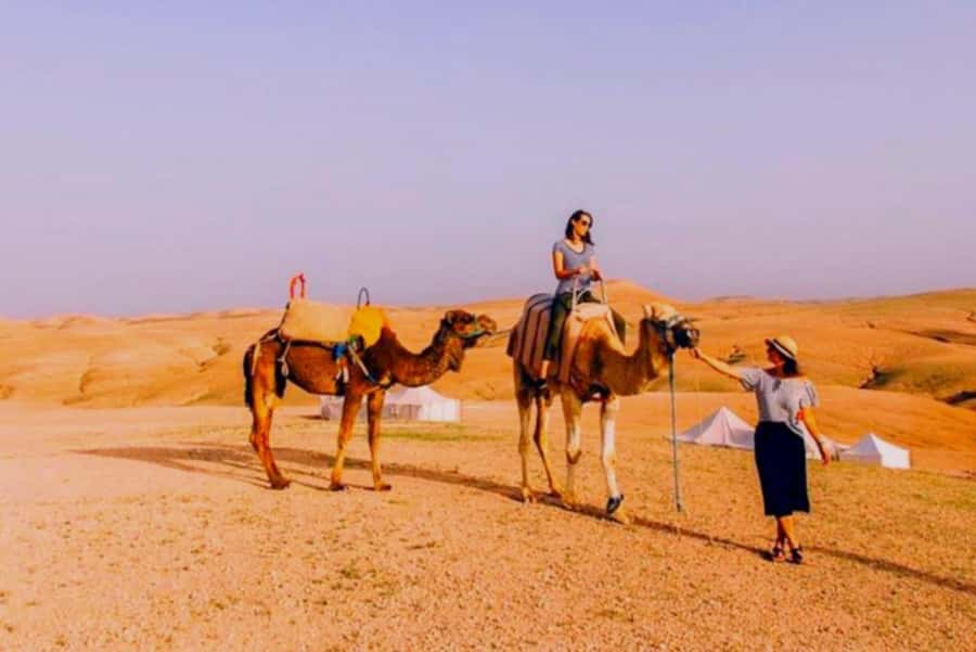 Full-Day Agafay Desert & Atlas Mountains Tour With Camels - Kik Plateau and the View Toward Mount Toubkal