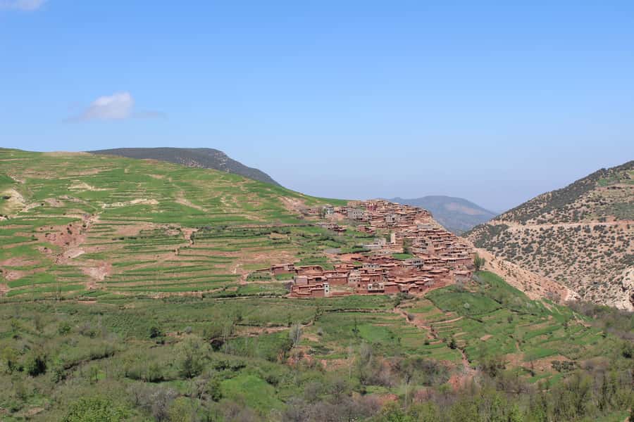 Full-Day Agafay Desert & Atlas Mountains Tour With Camels - Walking to the High Atlas Waterfalls