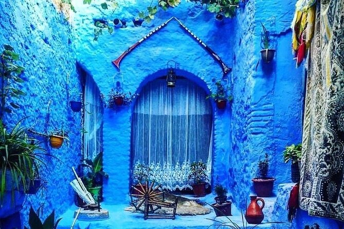 Full Day Tour The Blue City , CHEFCHAOUEN on small-group - Four hours in the blue-painted old town