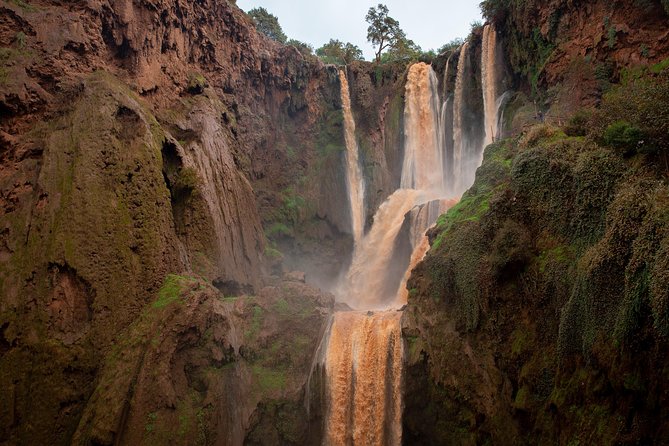 Full Day Trip To Ouzoud Waterfalls From Marrakech & Boat Tour - First views of the 110-meter Cascades d’Ouzoud