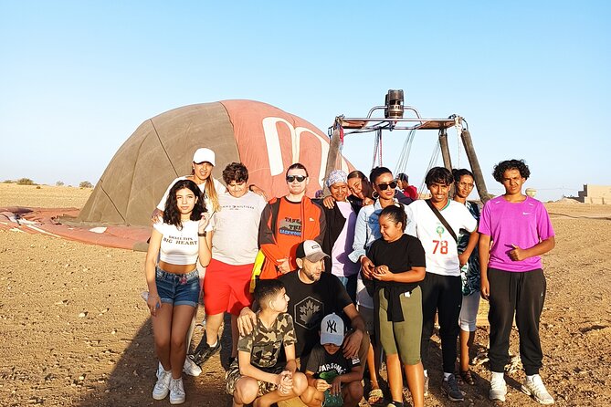 Hot air balloon flight to Marrakech in a small group. Breakfast - Pilot care makes the difference