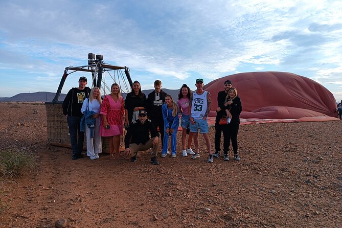 Hot air balloon flight to Marrakech in a small group. Breakfast - How long the morning really takes