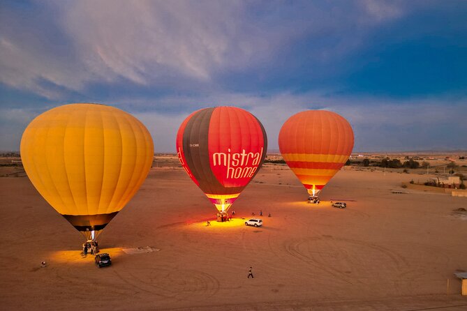 Hot Air Balloon Rides in Marrakesh: Sunrise, Desert, Atlas ... - The sunrise flight and the view from the basket