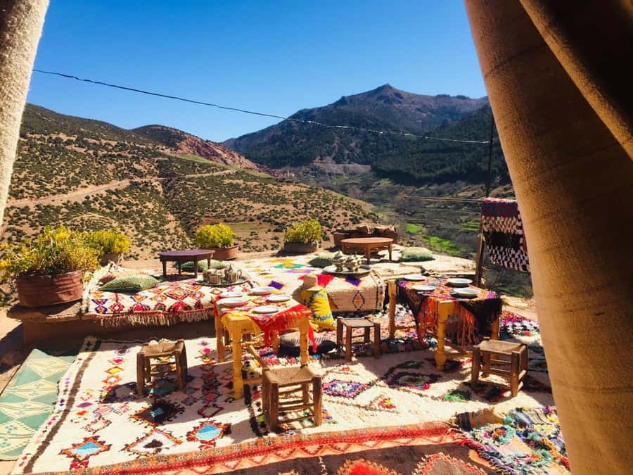 imlil valley atlas mountains guided walk & lunch with locals - The road south from Marrakech to Tahnaout