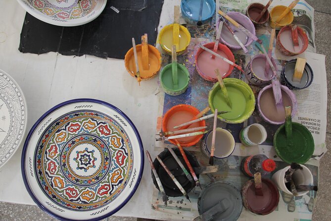 Interactive Pottery Painting and Zellige Mosaic Workshop in Fes - Pickup, Drinks, and the $43 Value