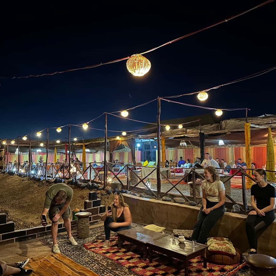 Luxury Agafay Desert : Quad , Camel Ride, Pool & Dinner Show - Pool time at the desert camp