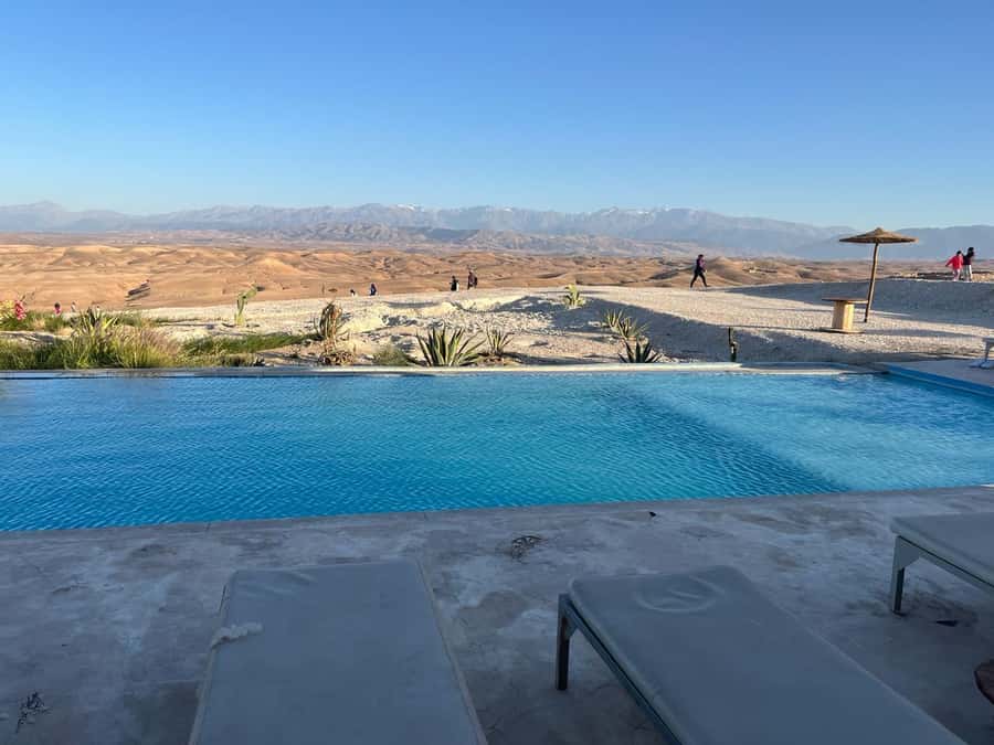 Marrakech: A magical trip to Agafay with lunch and pool - Tea, pastries, and a short taste of local commerce