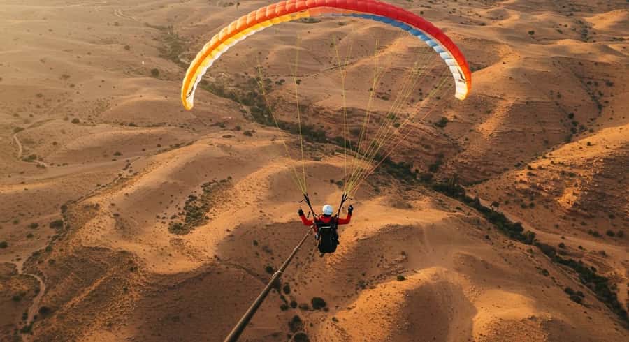Marrakech Adventure: Paragliding, Camel Ride & Breakfast - Leaving Marrakech for the High Atlas foothills