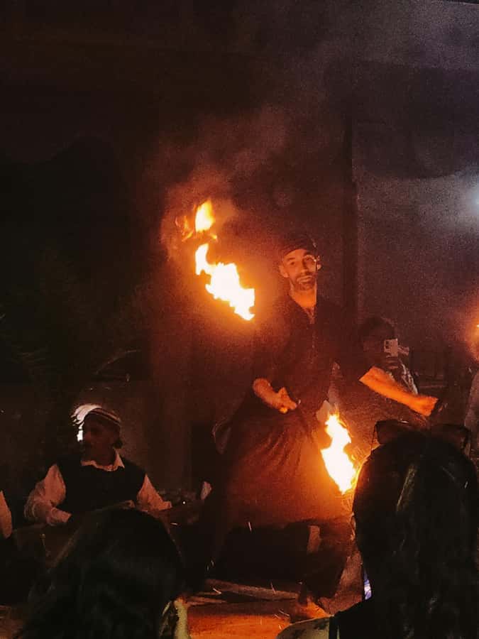 Marrakech: Agafay Camel Ride & Dinner with Fire Show Tour - How much value do you get for $28?