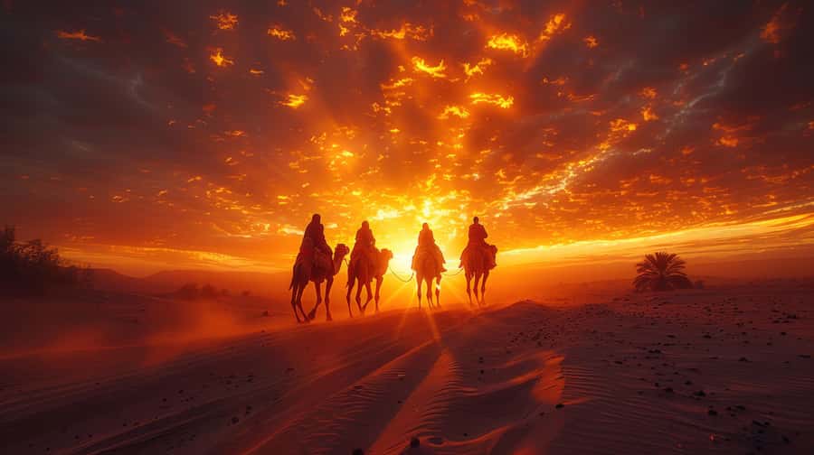 Marrakech: Agafay Desert Camel Ride, Dinner, Fire Show - The desert pool gives the evening a different rhythm