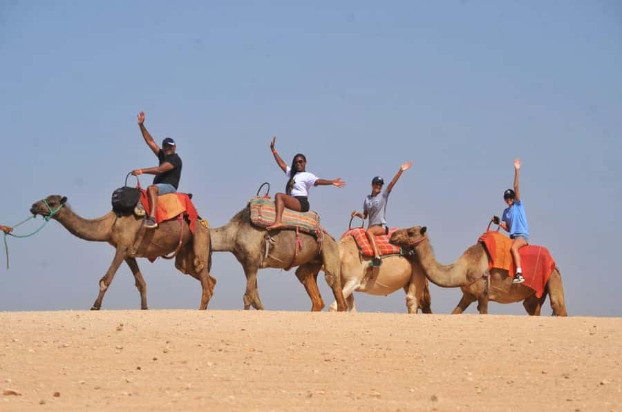 Marrakech Agafay desert: Camel Ride, Sunset, Dinner show - Leaving Marrakech for the Agafay Desert