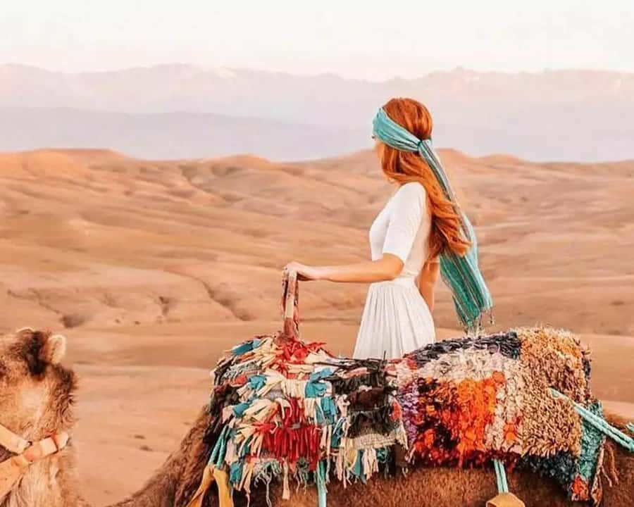 Marrakech: Agafay Desert Camel Rides, Dinner and Fire Show - Leaving Marrakech for Agafay