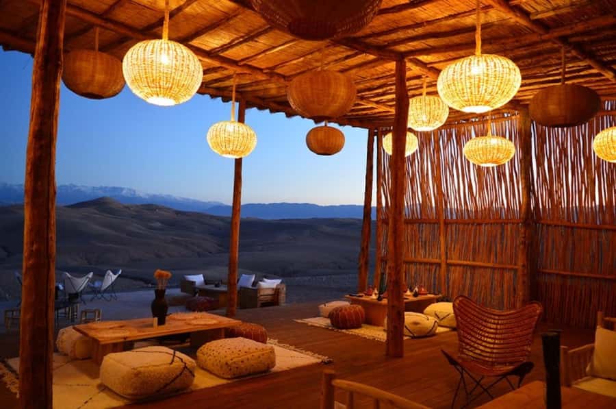 Marrakech: Agafay Desert Dinner and Sunset Camel Ride Trip - Your first view of Agafay’s rocky desert