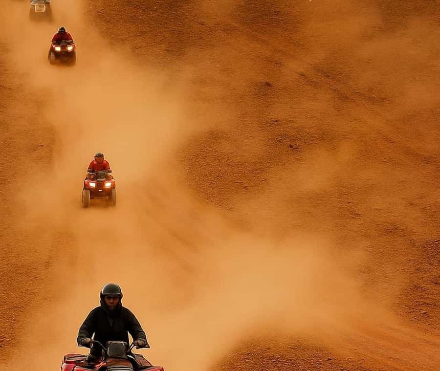 Marrakech: Agafay Desert Dinner Show with Quad Bike & Camel - Forty-five minutes on a shared quad