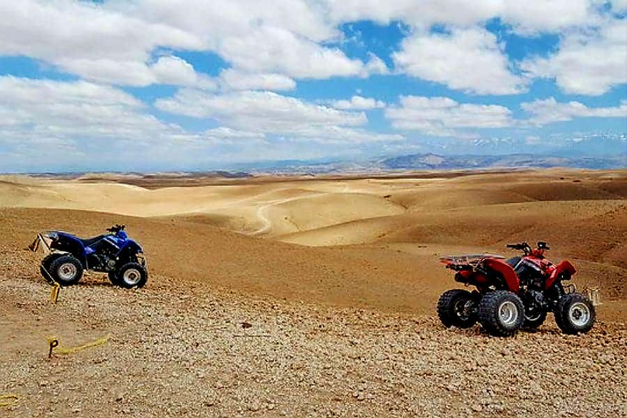 Marrakech: Agafay Desert Dinner Show with Quad Bike & Camel - Dinner under the stars at the campsite