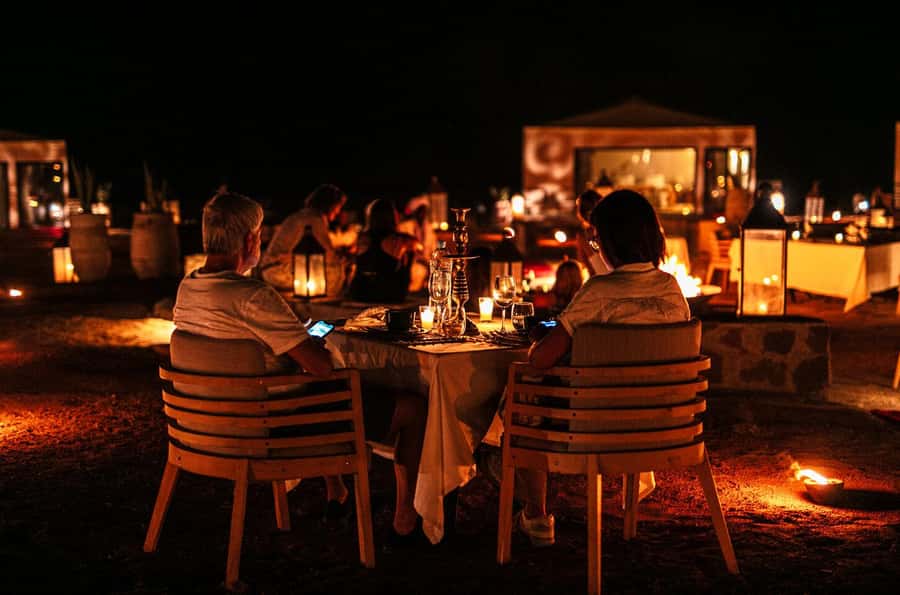 Marrakech: Agafay Desert Dinner Show with Sunset Camel Ride - Families, older relatives, and solo visitors