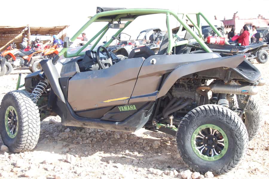 Marrakech: Agafay Desert Dune Buggy Tour - Getting ready for the buggy ride