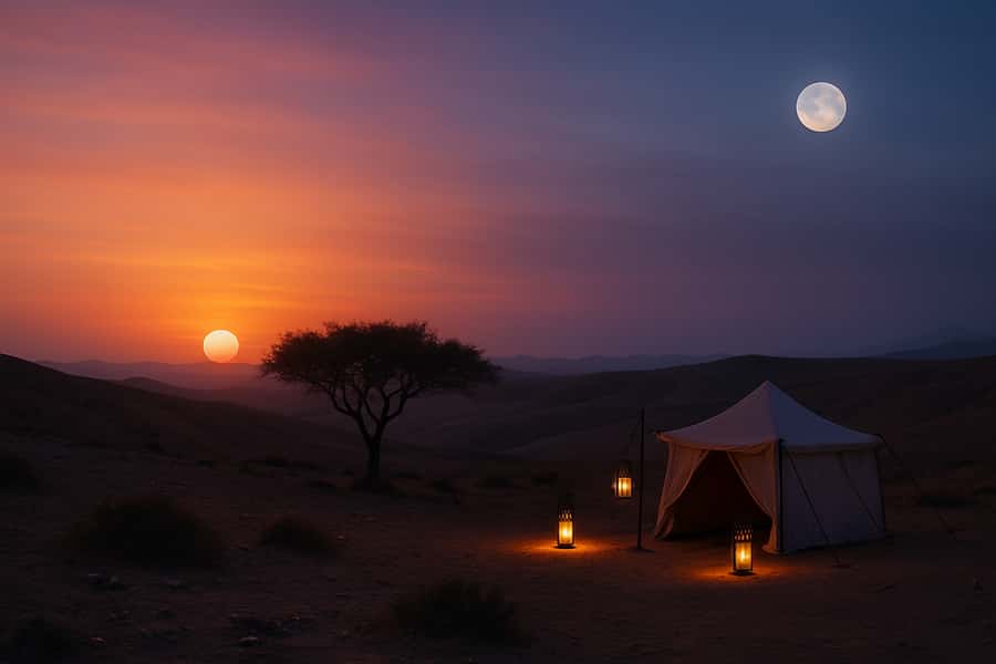 Marrakech: Agafay Desert Magic Sunset Dinner & Live Show - What the Agafay evening is really offering