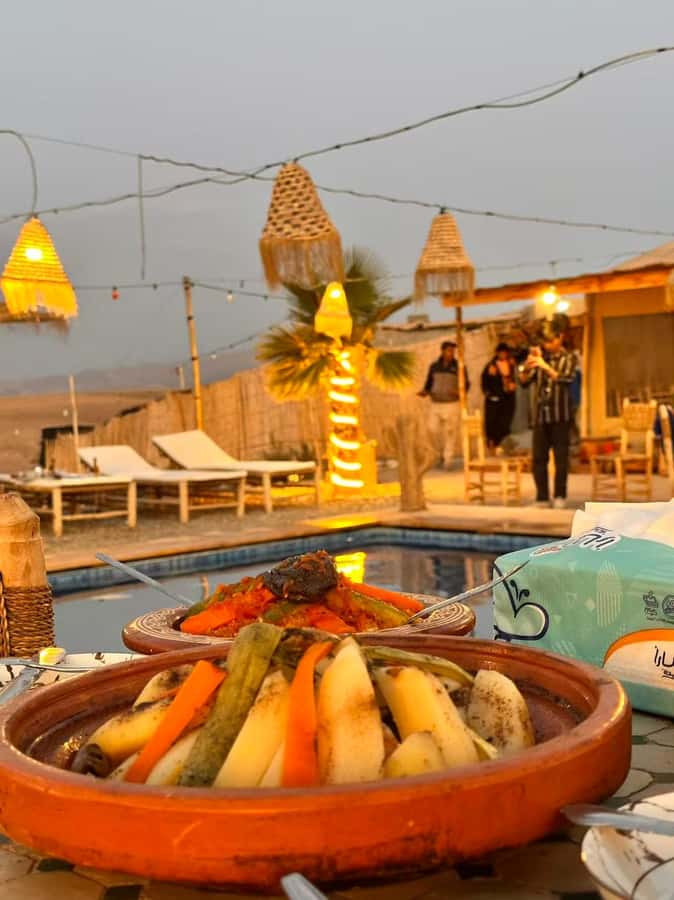 Marrakech: Agafay Desert Quad Biking, Camel Ride Fire Show - Sunset, dinner, and a Berber-style evening