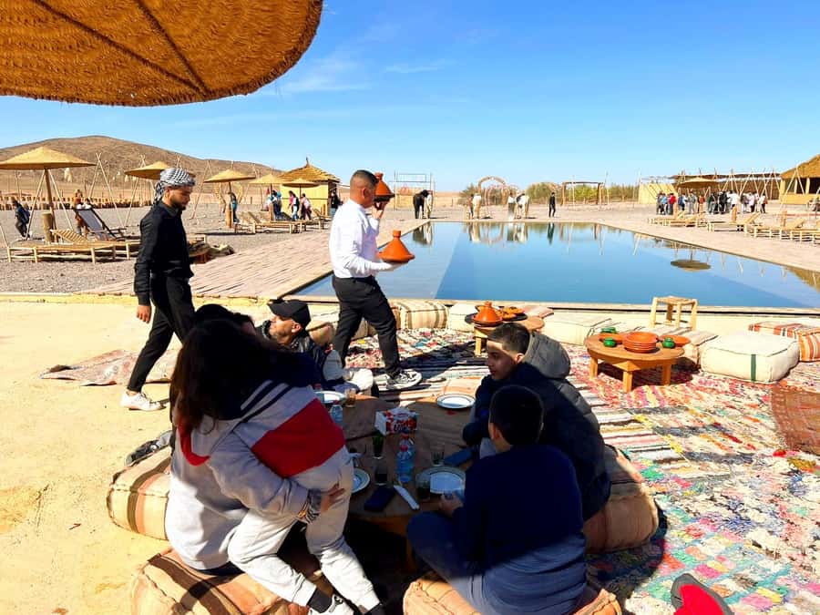 Marrakech: Agafay Desert Quad Biking & Dinner Show - Berber music, bonfire, and fire show