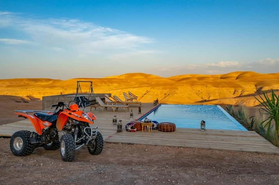 Marrakech: Agafay Desert Quad Biking Tour with Dinner-Show - Why Agafay makes a good Marrakech escape