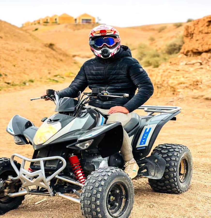 Marrakech: Agafay Desert Quad Biking Tour with Dinner-Show - What $21 really gets you