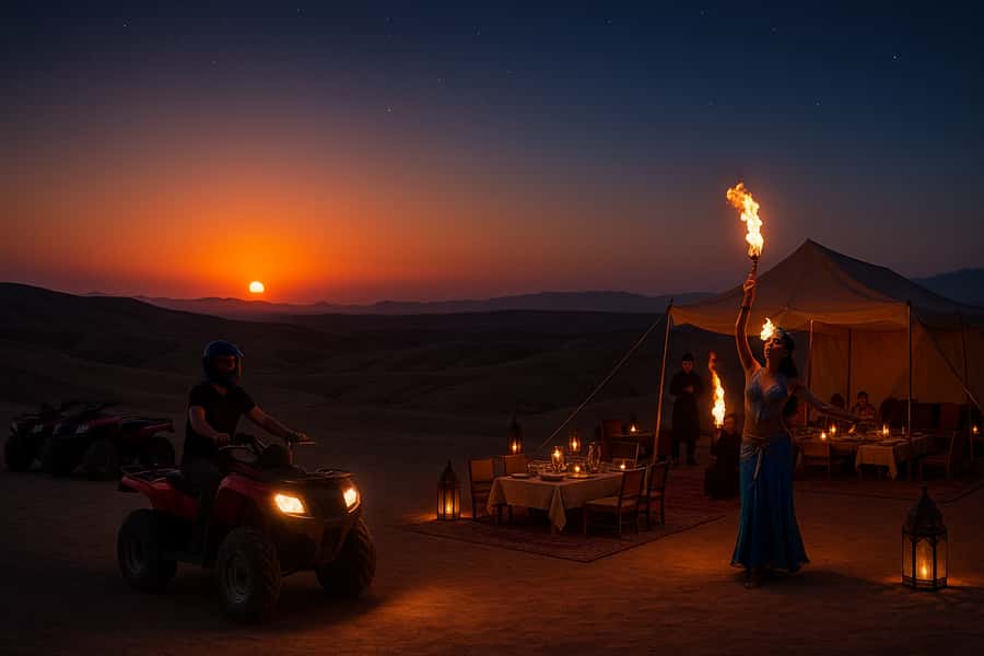 Marrakech: Agafay Desert Quad Biking with Dinner & Show - Five things to know before you book