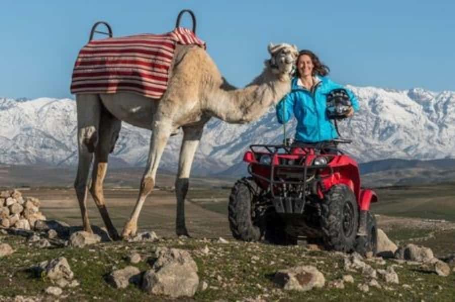 Marrakech: Agafay Desert Quad Biking with Dinner & Show - Safety briefing and quad-bike basics