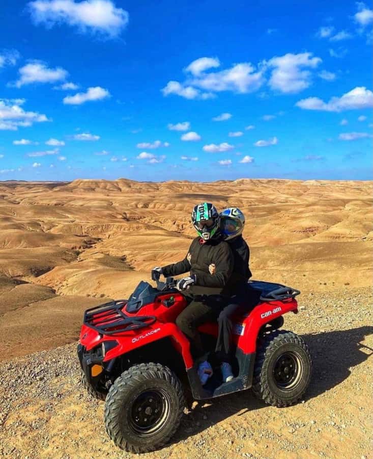 Marrakech: Agafay Desert Quad, Camel Ride & Dinner Show - A Gentle Camel Ride at Golden Hour